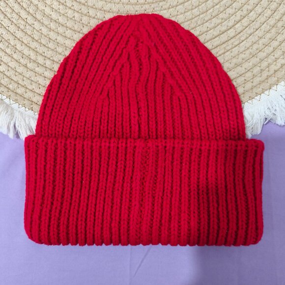 Acne Studios Classic Smiley Face Knitted Beanie - Picture 2 of 5